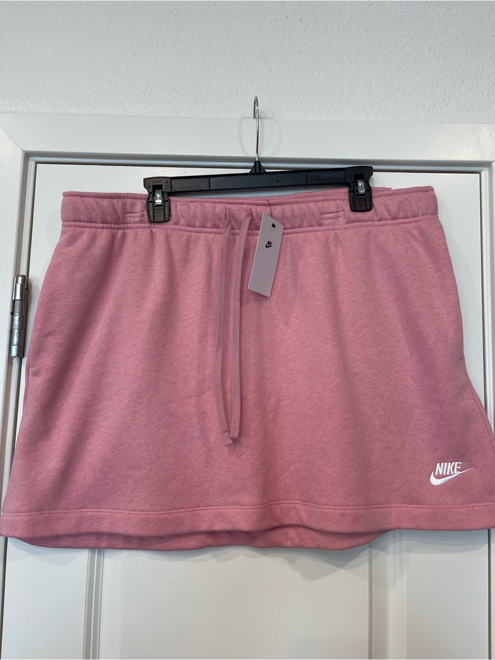 Nike Sportswear Club Fleece Mid-Rise Skirt Women's XL NWT Pink